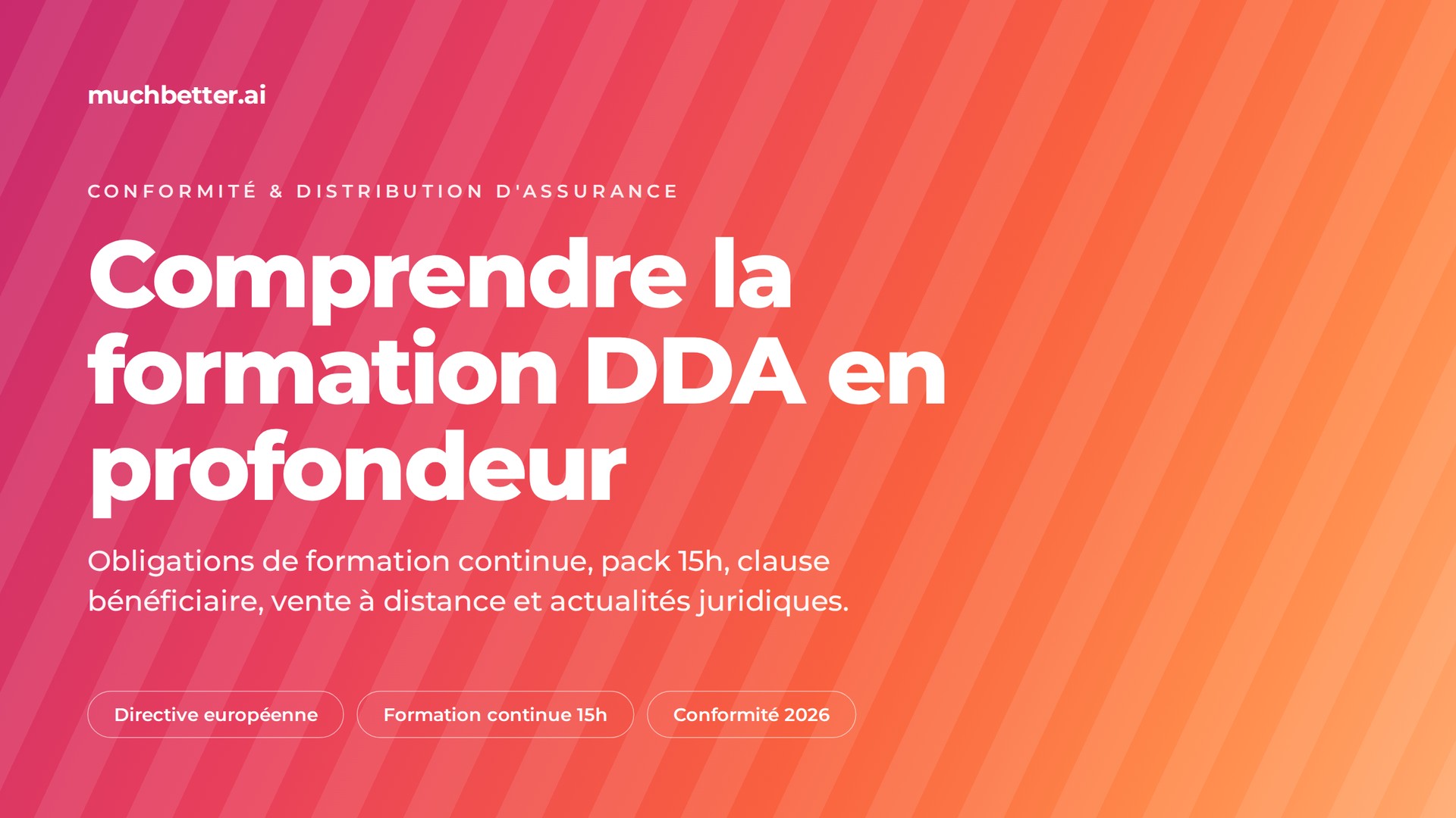 Visuel de couverture de l'article sur la formation DDA en assurance