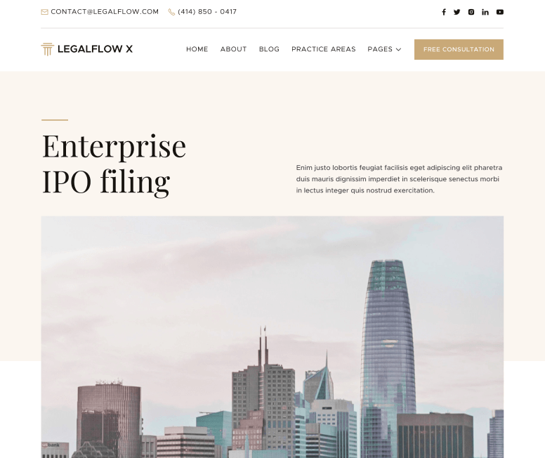LegalFlow X - Case Result Single Page - Lawyer And Law Firm Webflow Template