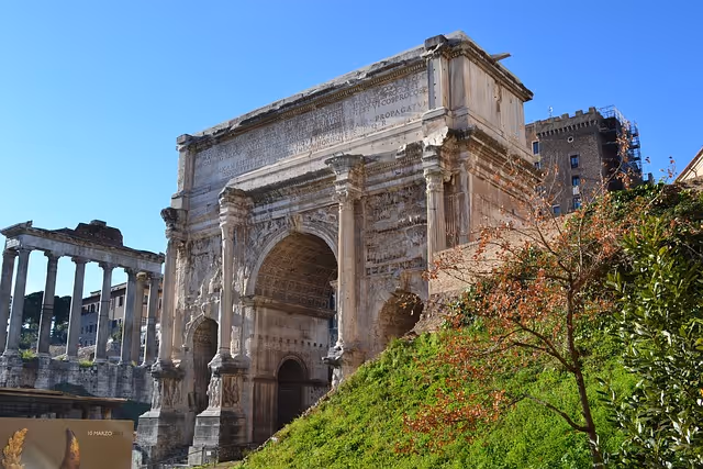 Roman Forum ancient columns