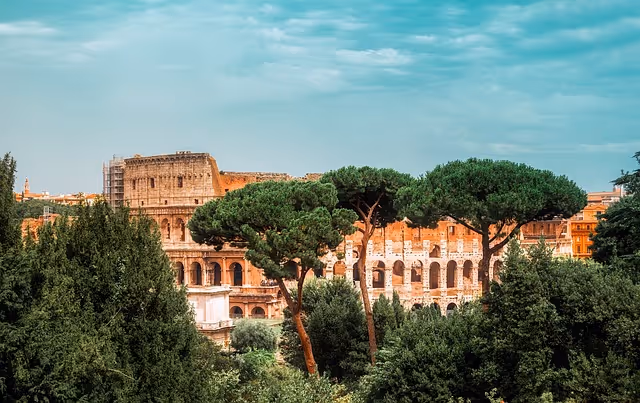 Colosseum Rome panoramic