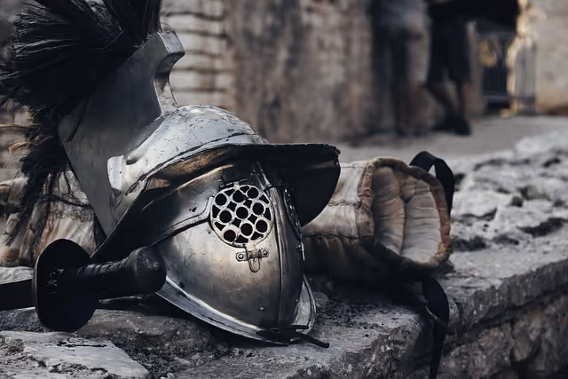 Roman gladiator training