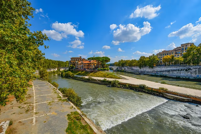 Tiber Island Rome bridge