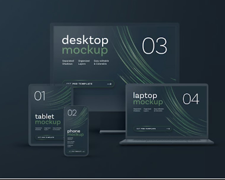 Dashboard mockup