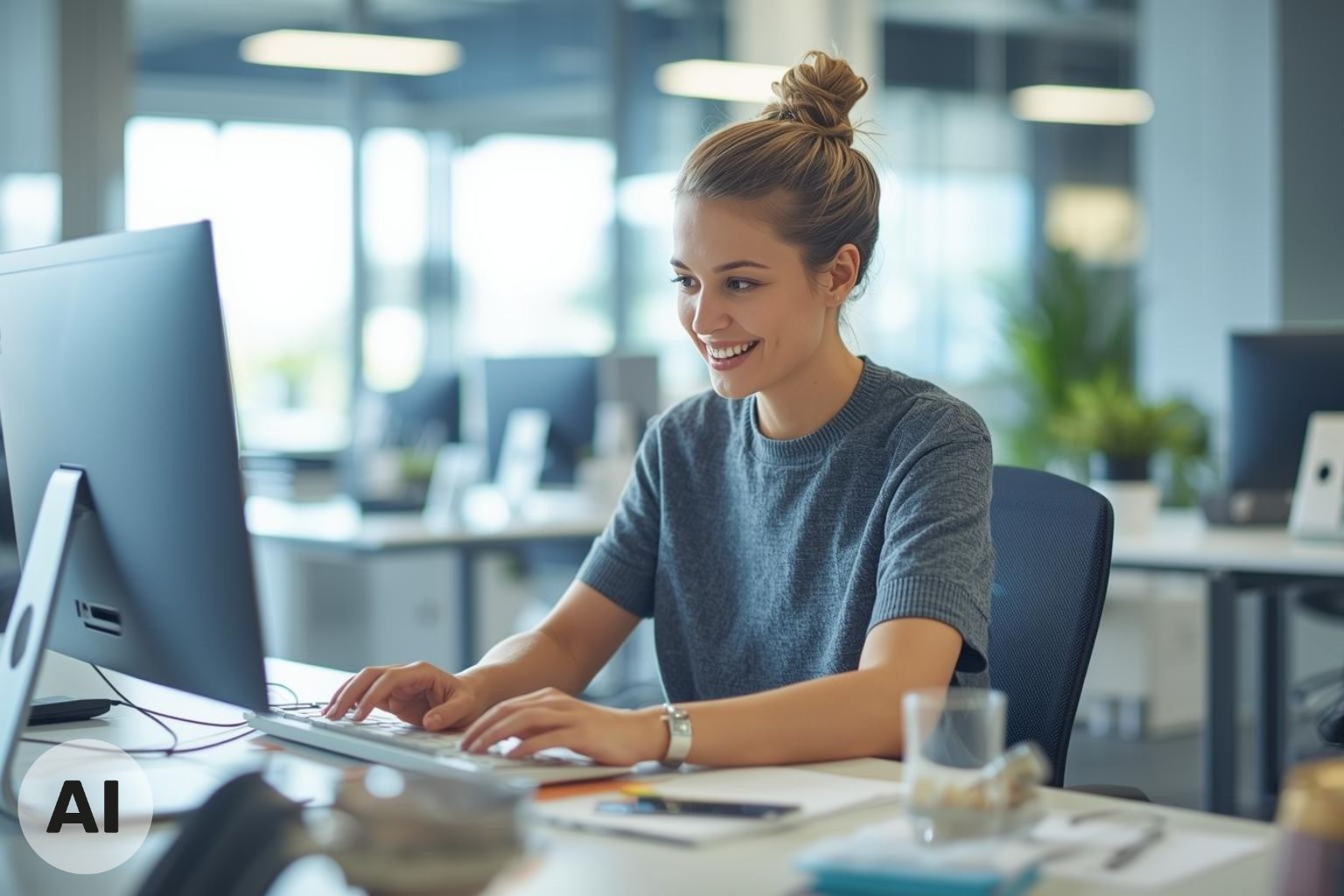 Word cloud highlighting key eMove themes such as movement, work, office, Outlook integration, companies, wellness, regular breaks, and reducing sedentary time — emphasizing workplace health, productivity, and daily movement.