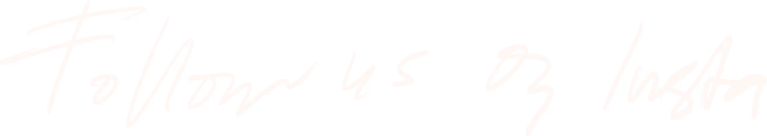 Schriftzug mit folgendem Inhalt: Follw us on Insta (Folge uns auf Instagram)