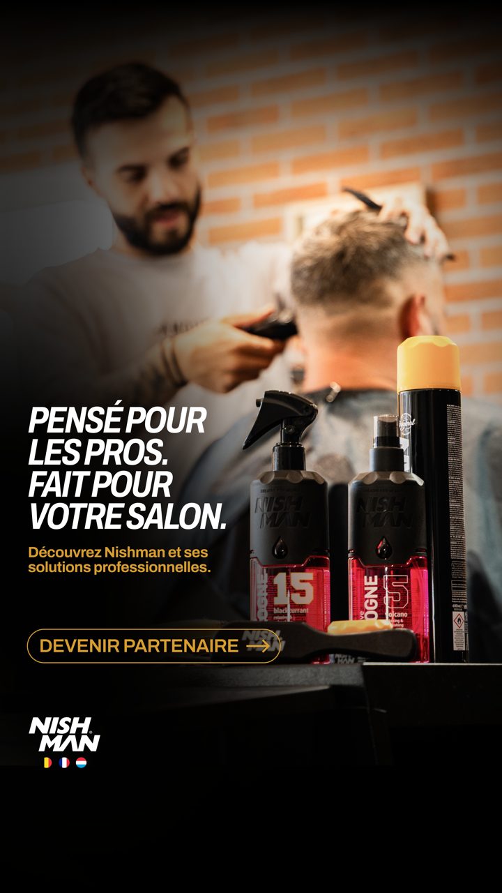 Publicité Nishman : Pensé pour les pros, fait pour votre salon