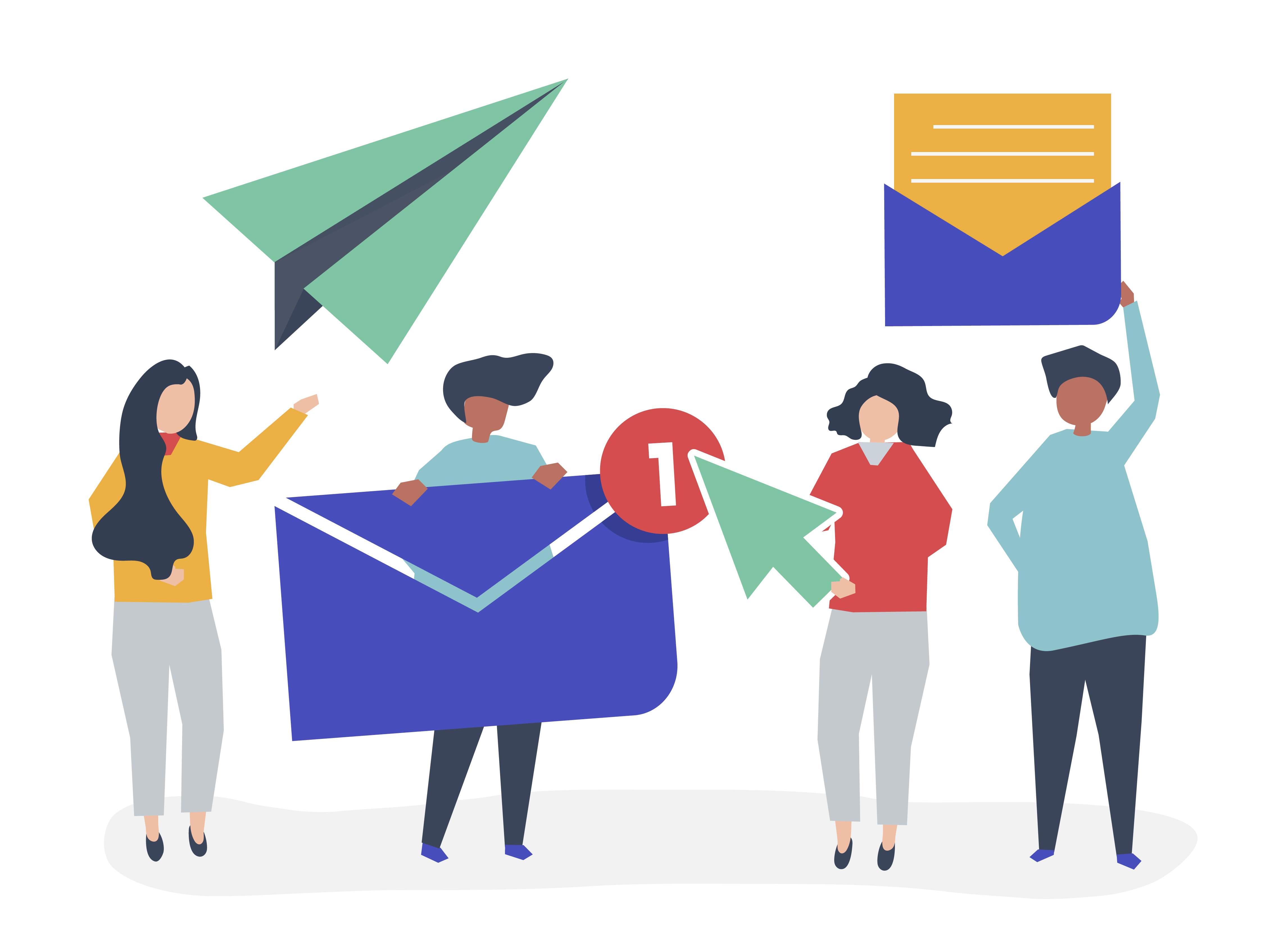 Illustration d'une campagne de marketing par e-mail