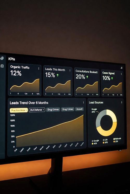Snowy mountain landscape at dusk