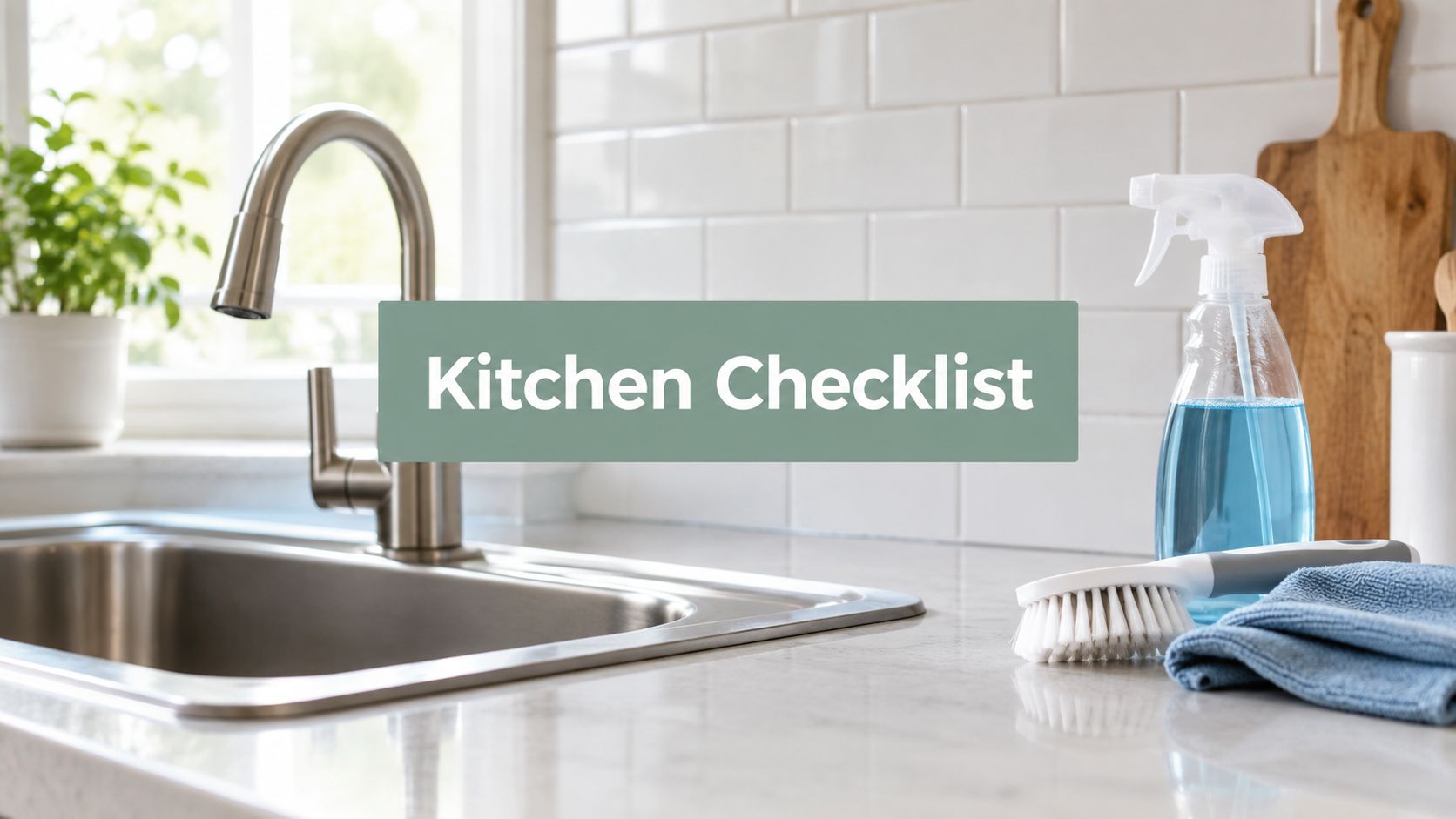 Deep Cleaning Kitchen Checklist: 10 Essential Tasks