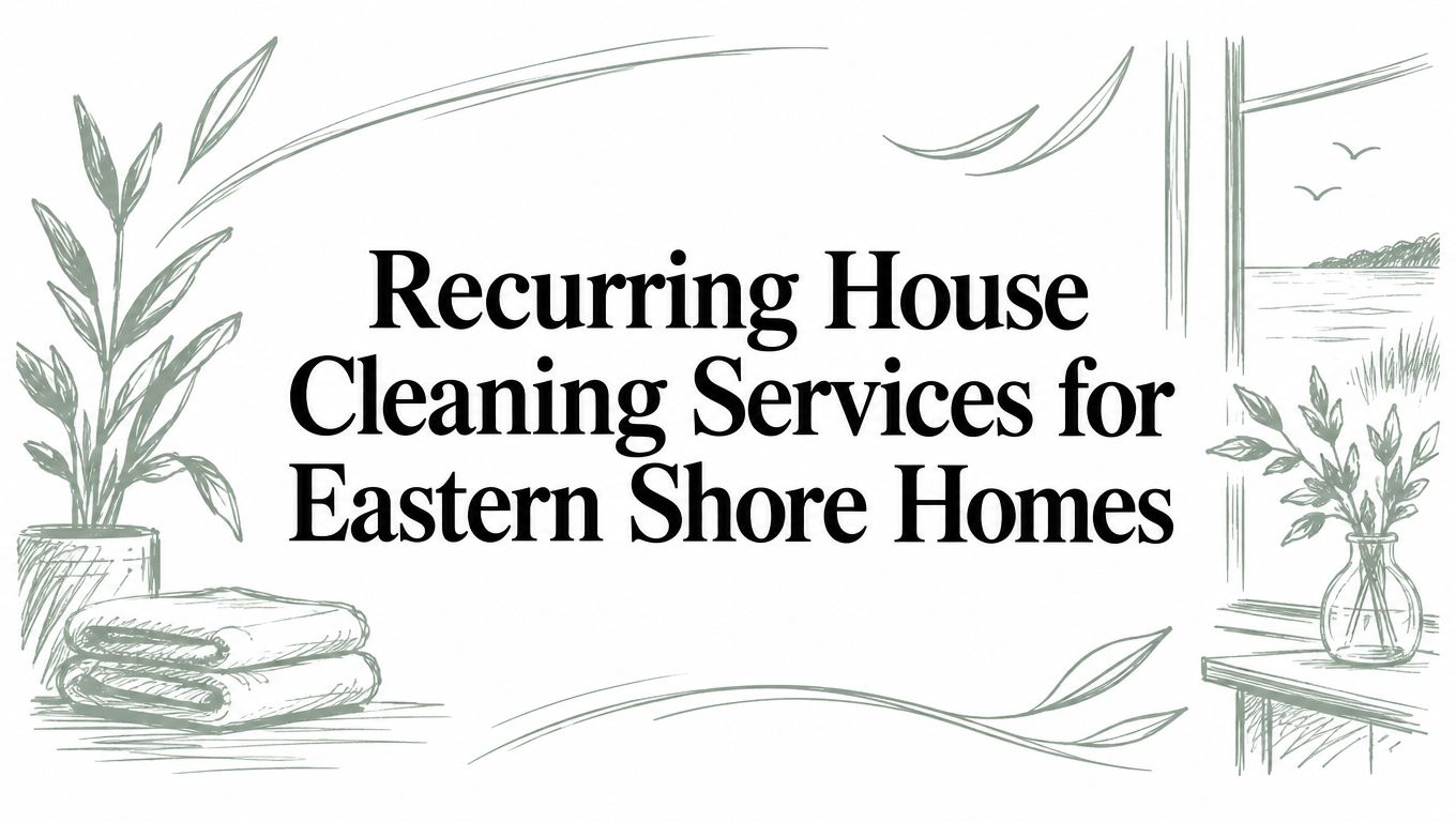 Recurring House Cleaning Services for Eastern Shore Homes