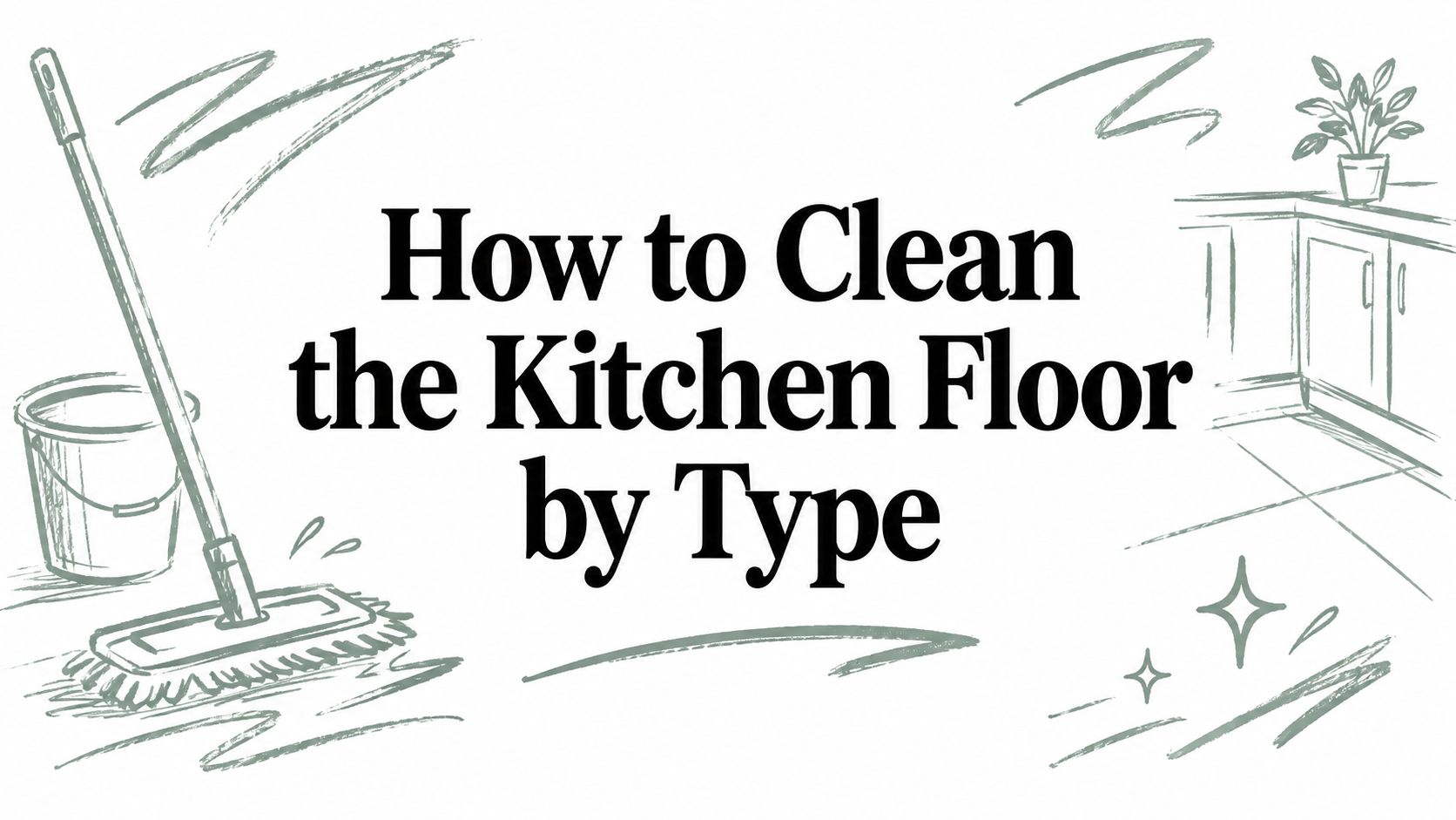 How to Clean the Kitchen Floor by Type