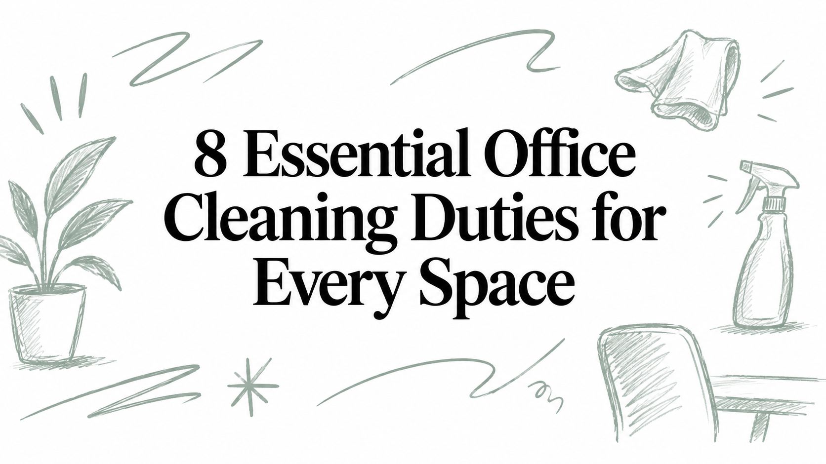 8 Essential Office Cleaning Duties for Every Space