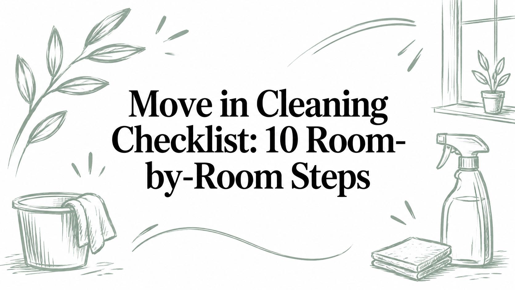 Move in Cleaning Checklist: 10 Room-by-Room Steps