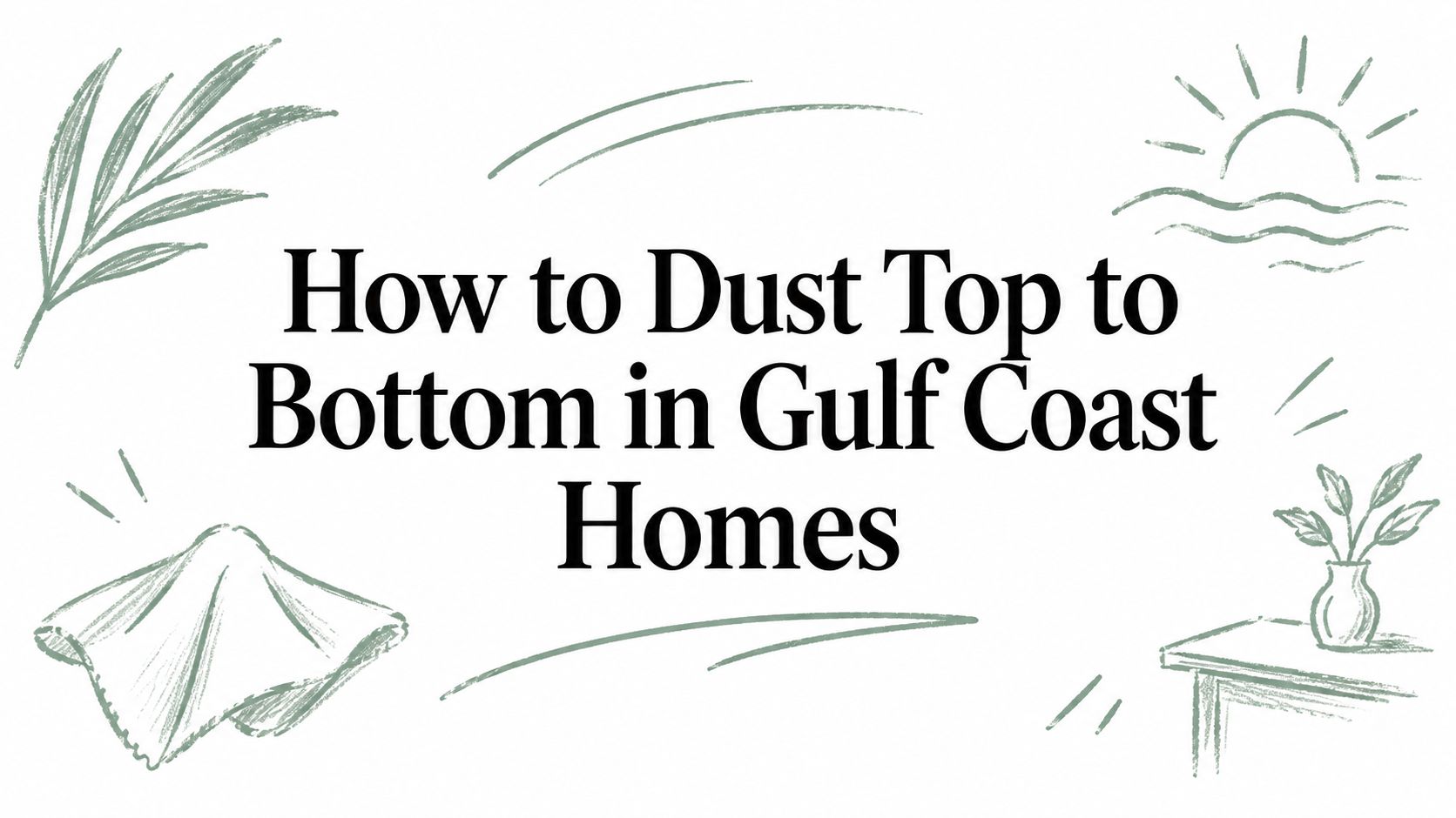 How to Dust Top to Bottom in Gulf Coast Homes