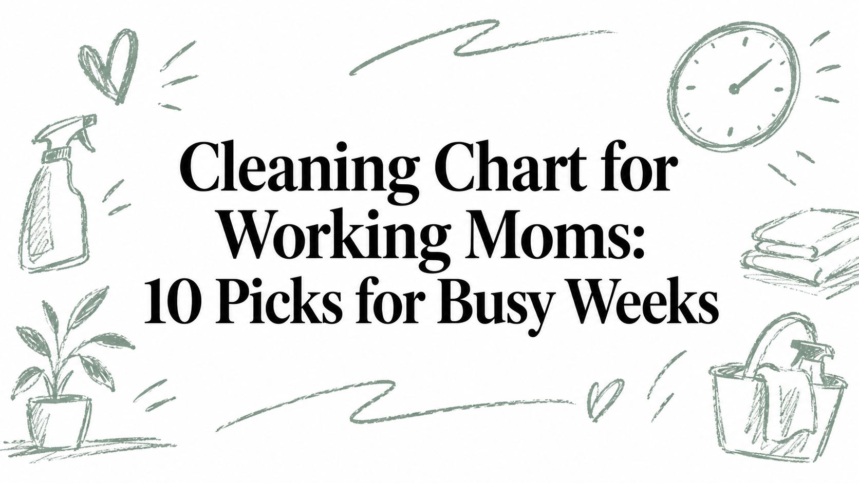 Cleaning Chart for Working Moms: 10 Picks for Busy Weeks