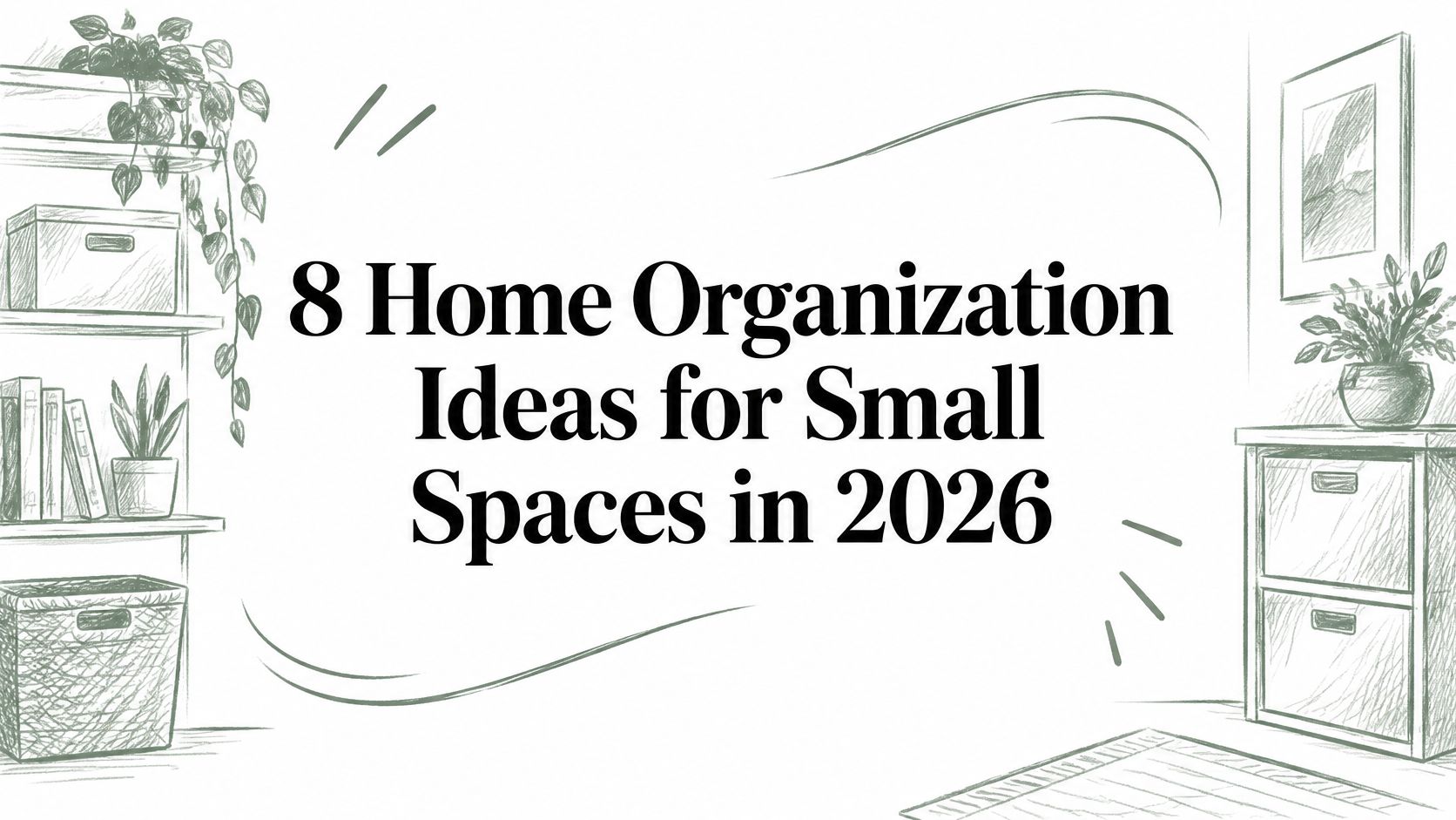 8 Home Organization Ideas for Small Spaces in 2026
