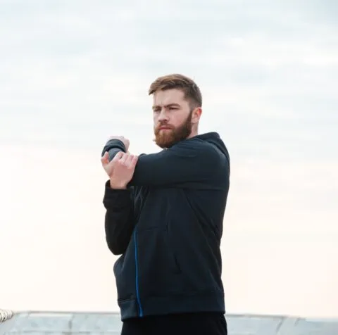 Pre-workout stretching for improved body composition and performance