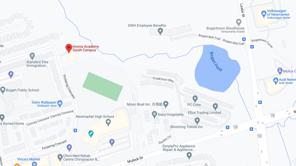 Map of worship location