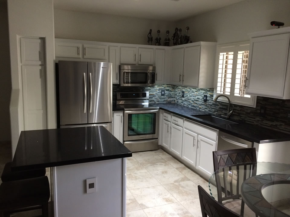 So, you want white kitchen cabinets?