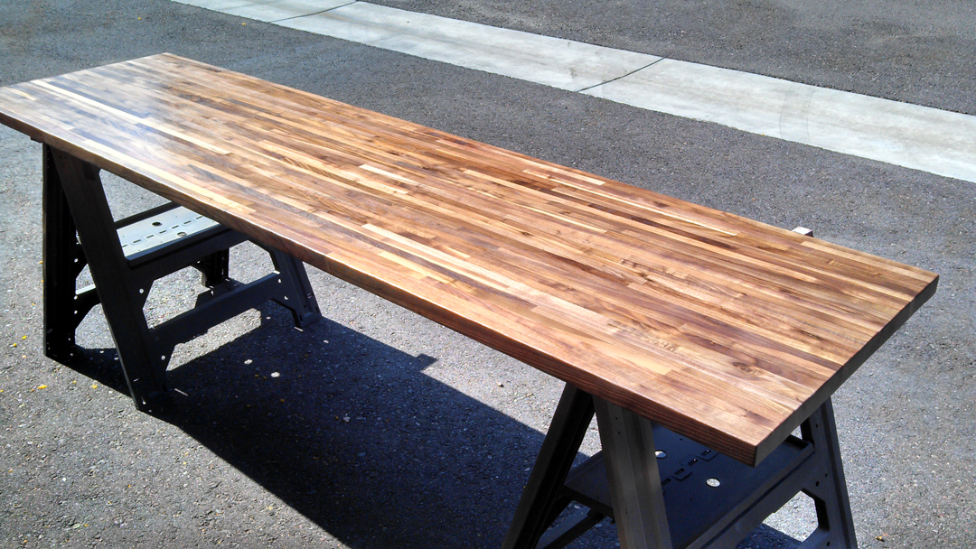 Walnut counter top