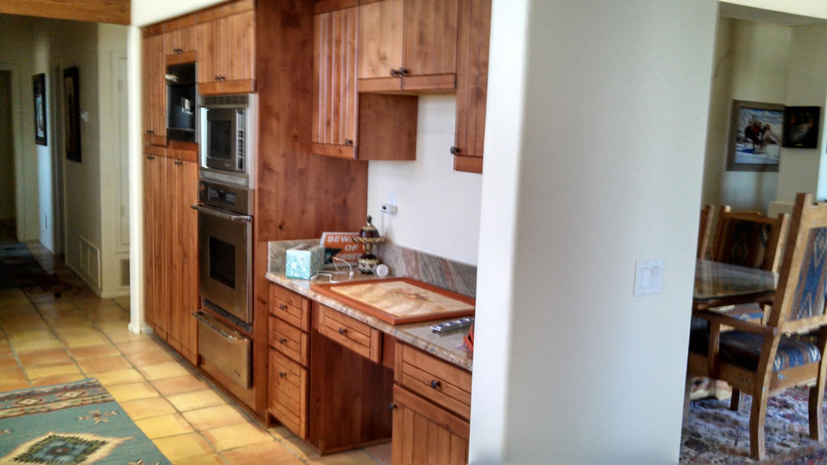 Whitewashed Oak to Rustic Alder