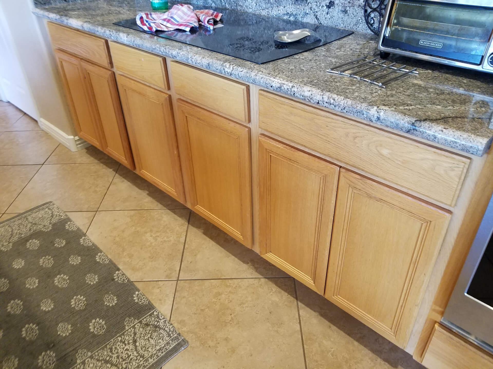 Builder Oak to White Shaker