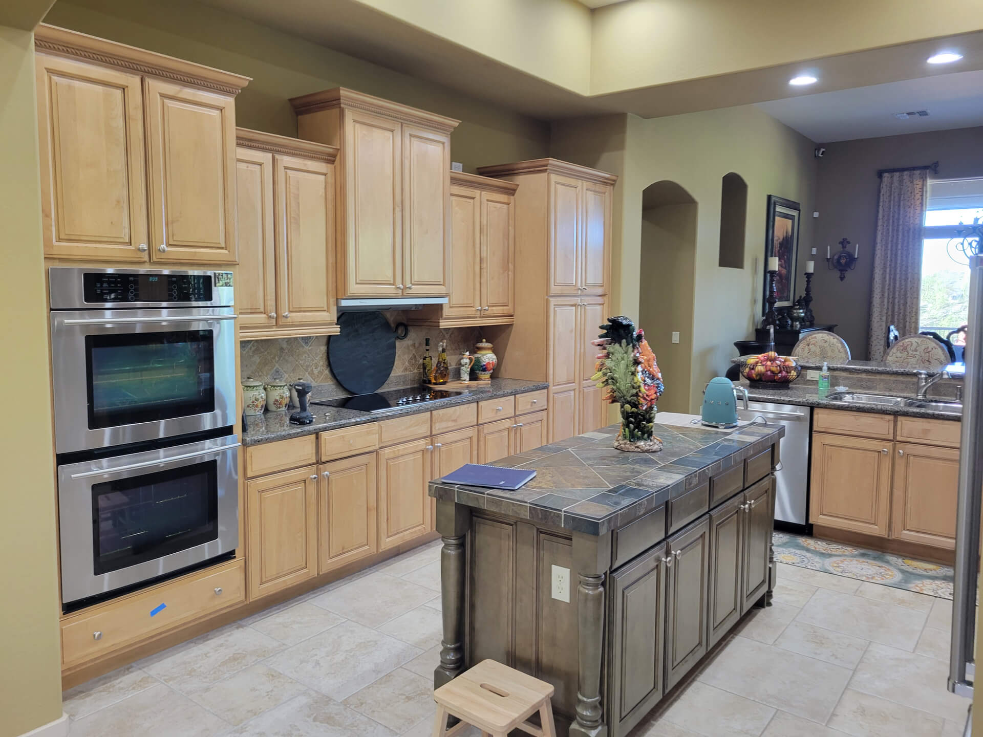 Painted Maple Cabinets