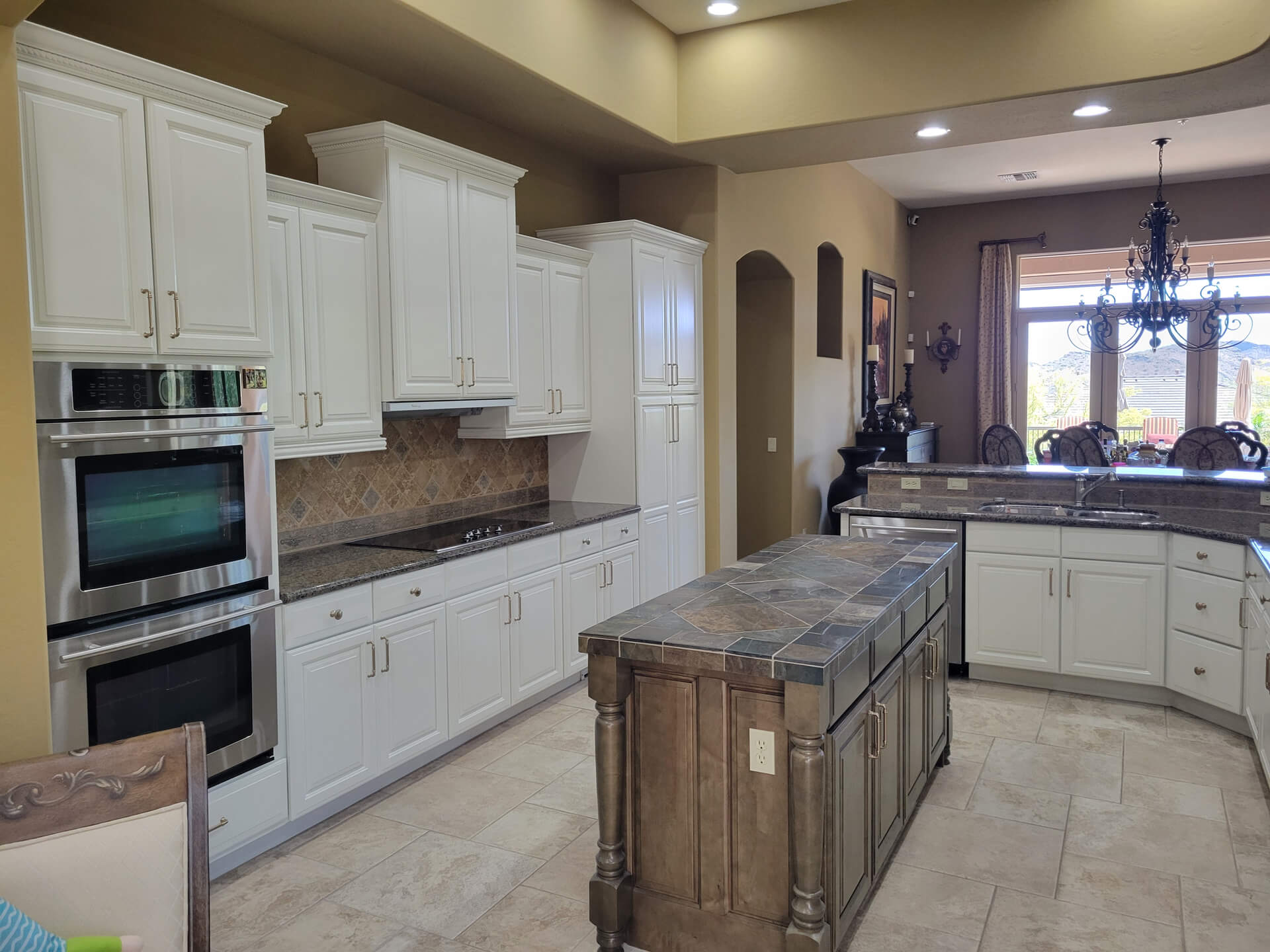 Painted Maple Cabinets