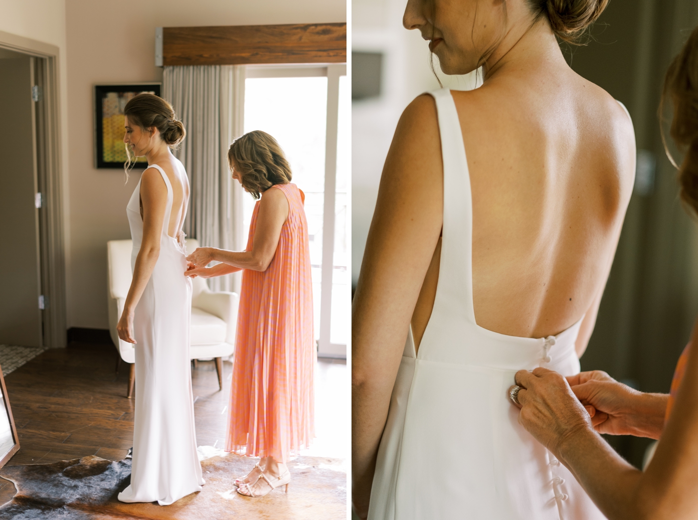 Bride wedding dress detail photography - Stuart FL wedding videographer