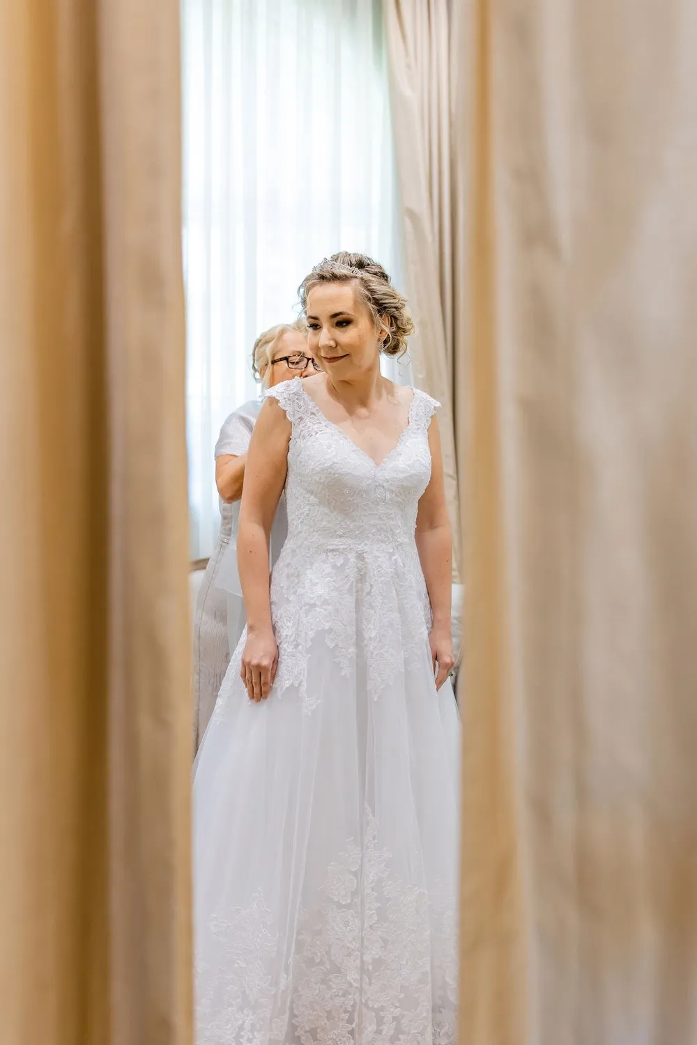 Bride and groom couple portrait - Florida wedding videography by Mile 1 Media
