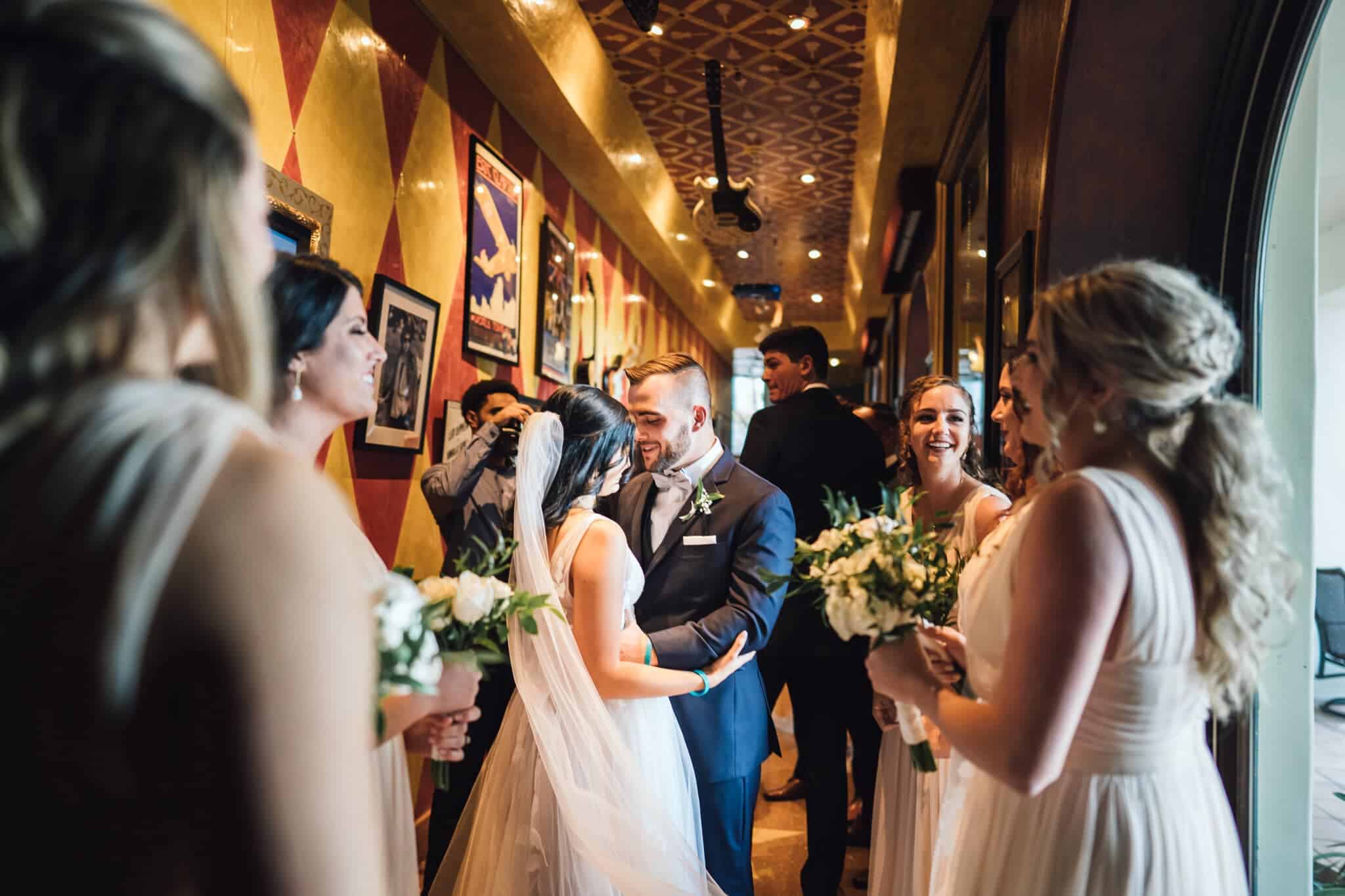 Wedding ceremony aisle moment - Florida wedding videography by Mile 1 Media