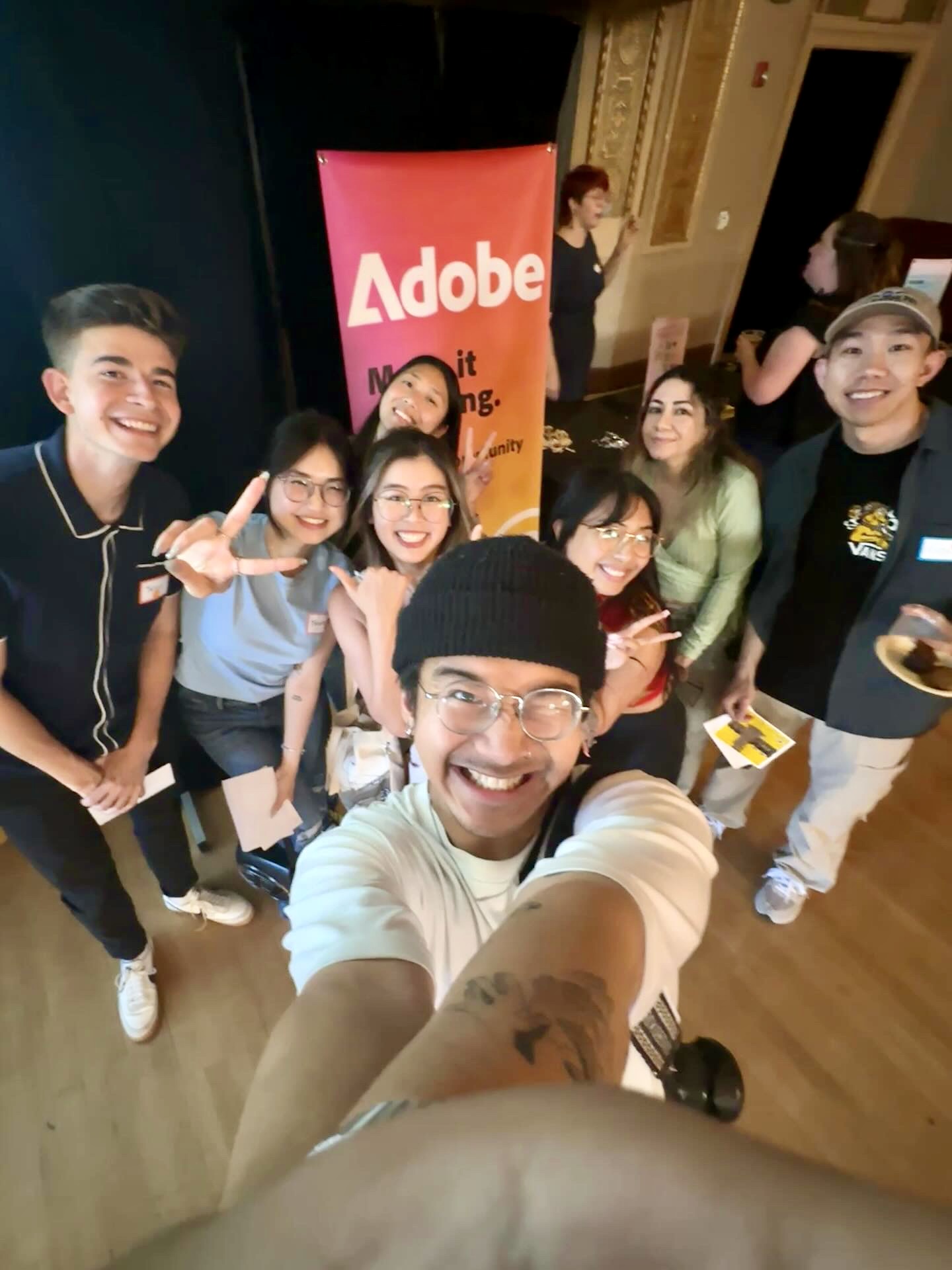 friends at Adobe Create Now 2024