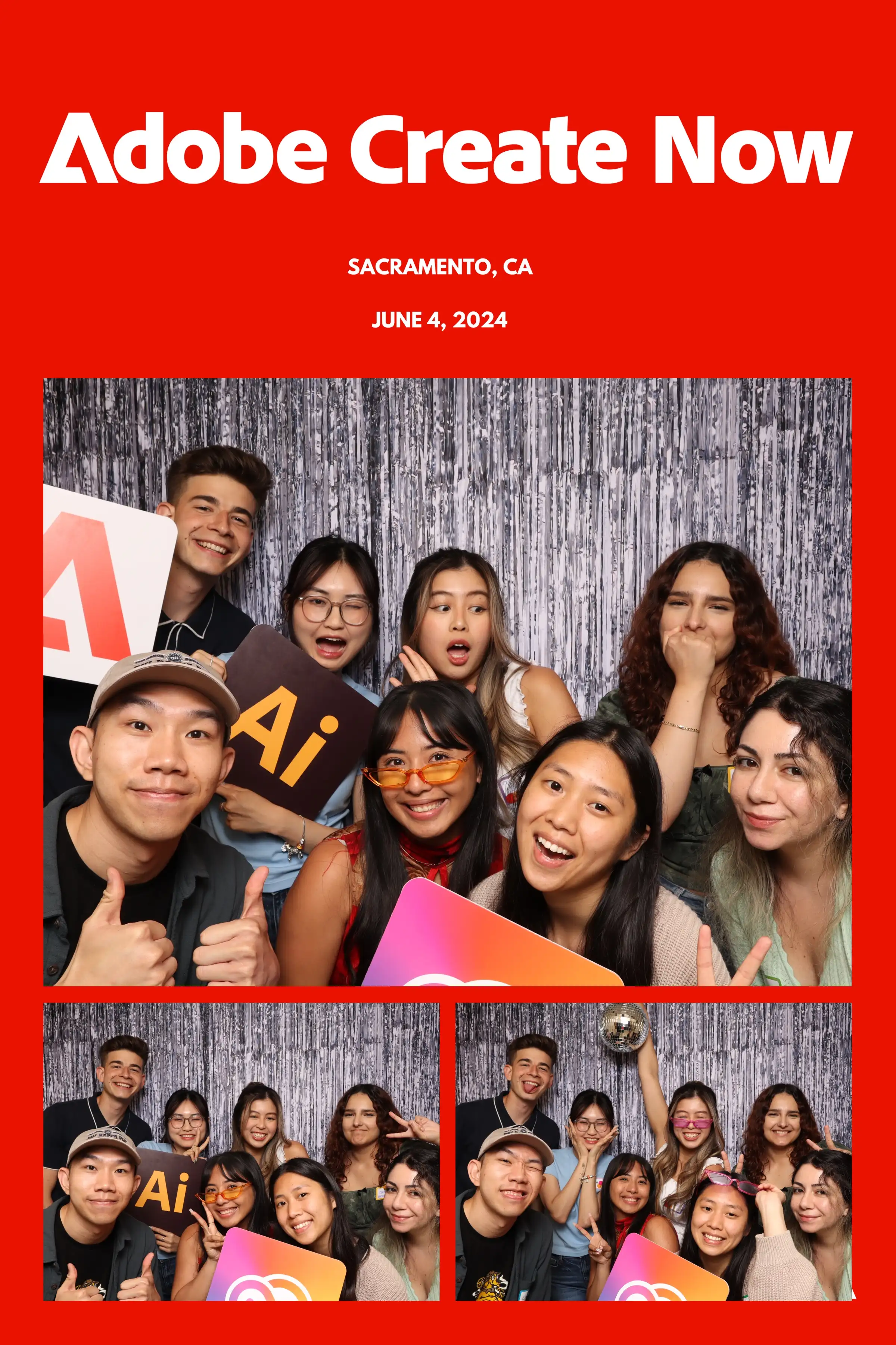 friends at Adobe Create Now 2024