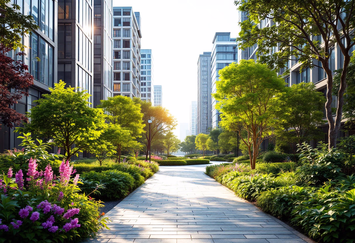 [background image] image of an urban landscape (for a ai marketing tech company)
