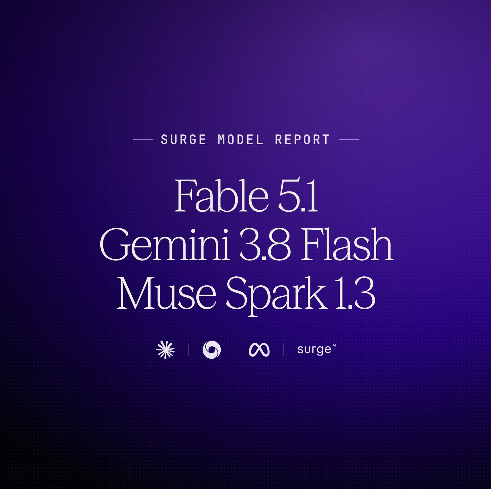 Fable 5.1, Muse Spark 1.3, and Gemini 3.8 Flash on the Tuesday Work Index