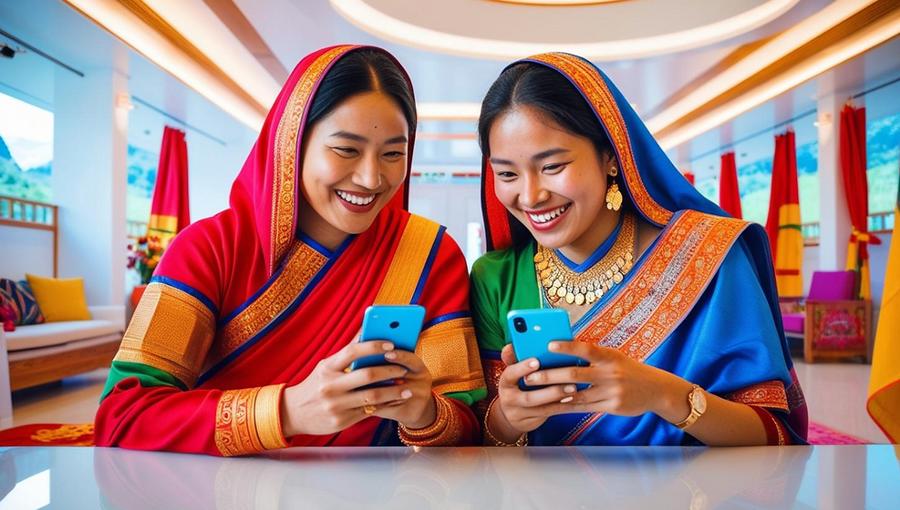 Bhutan citizens using tech