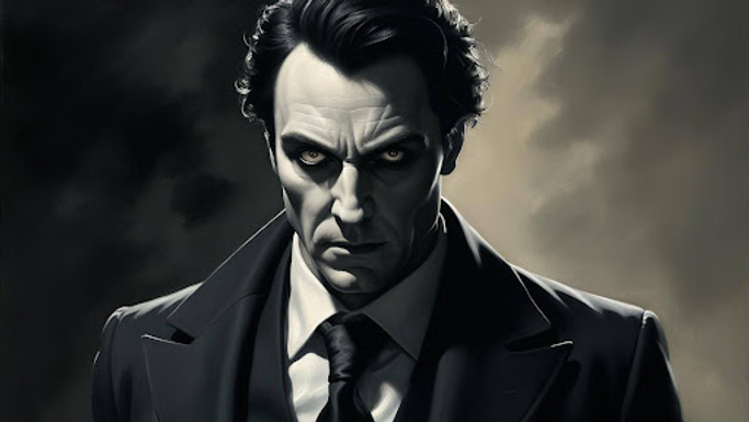 AI generated image of villain