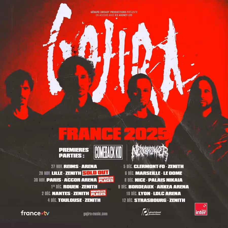 Gojira - Concert Paris