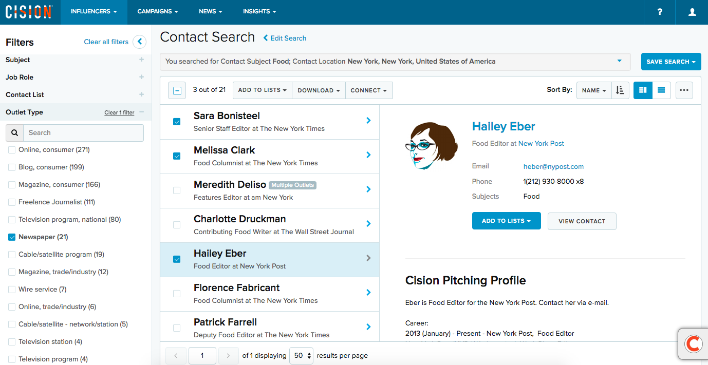 Toolkit Tuesday: How to Build a Media List with CisionPoint Software •  Belle Communication