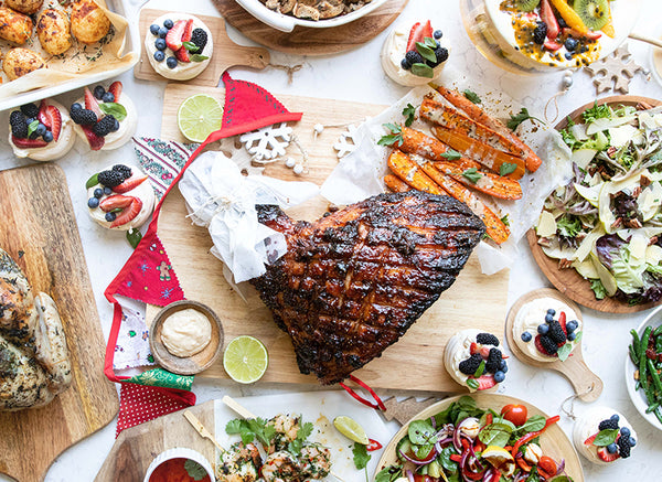 BARE Christmas Table Spread with Leah Itsines
