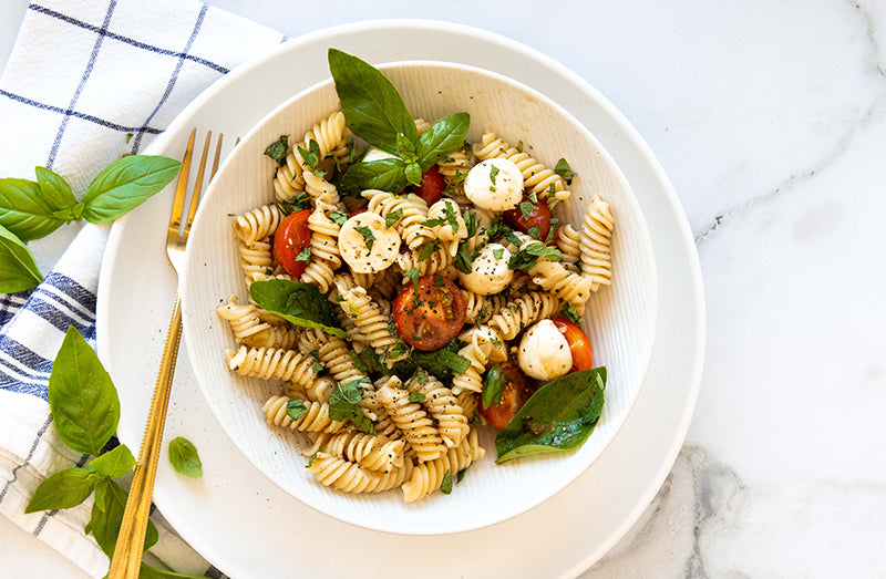 Caprese Pasta Salad from BARE Lean