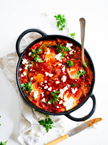 Easy Shakshuka Baked Eggs