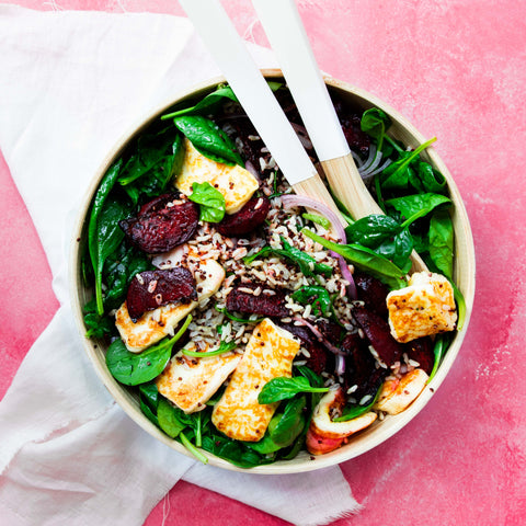 Beetroot & Haloumi Salad
