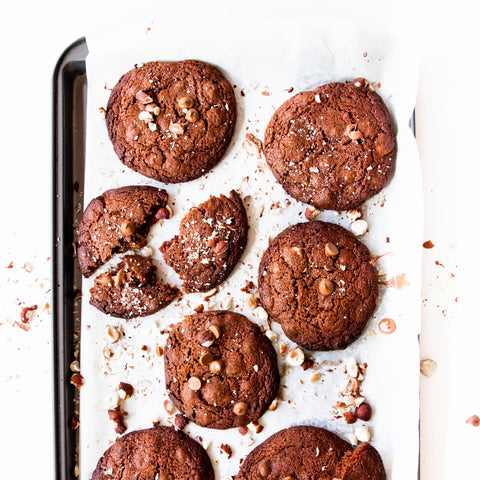 Choc Hazelnut Cookies