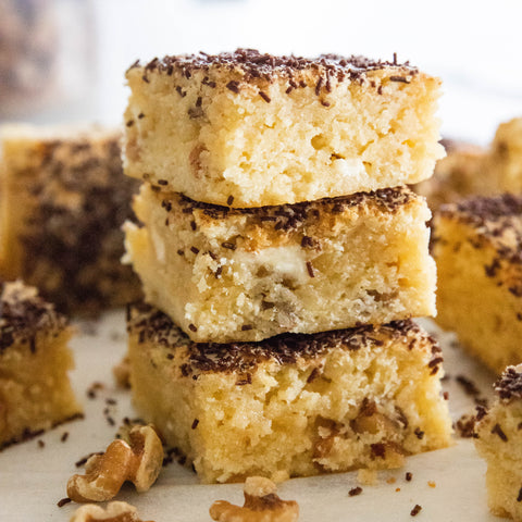 White Choc Blondies Recipe