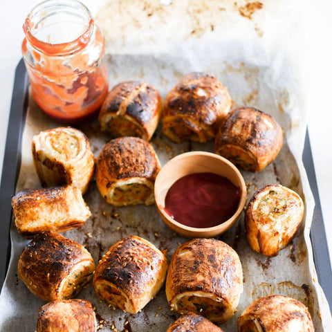 Easy Vegan Mushroom Sausage Rolls