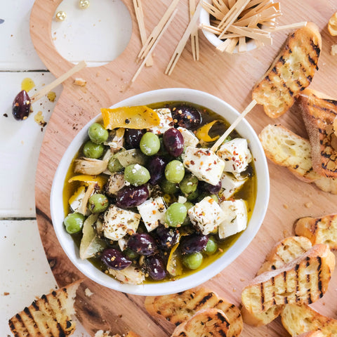 Warm Marinated Olvies