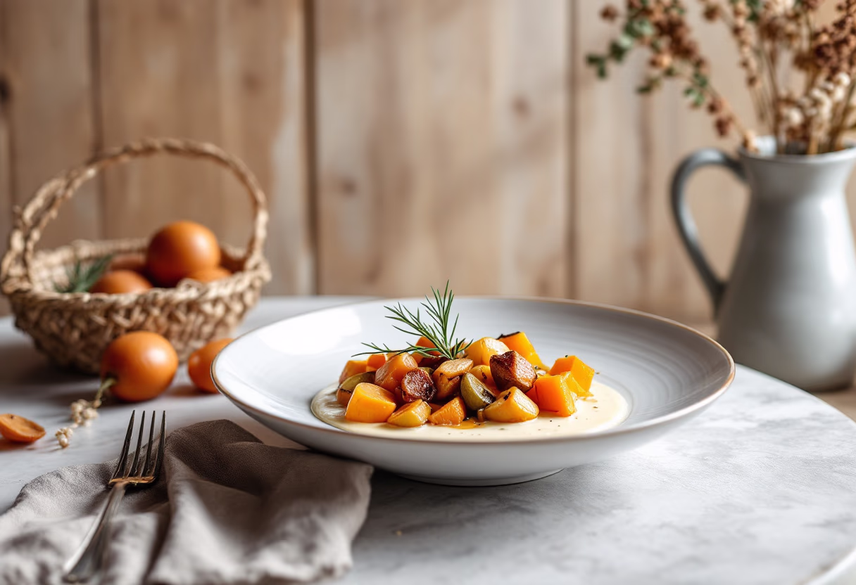 image of curated seasonal dishes for a modern restaurant