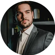 Businessman portrait used for testimonial or team section