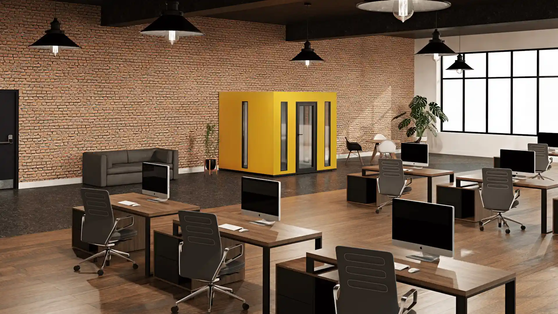 Soundproof Meeting Pod & Office Phone Booth